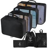 Amazon.co.jp: Airmood 旅行 トラベルポーチ 7点セット 旅行 収納